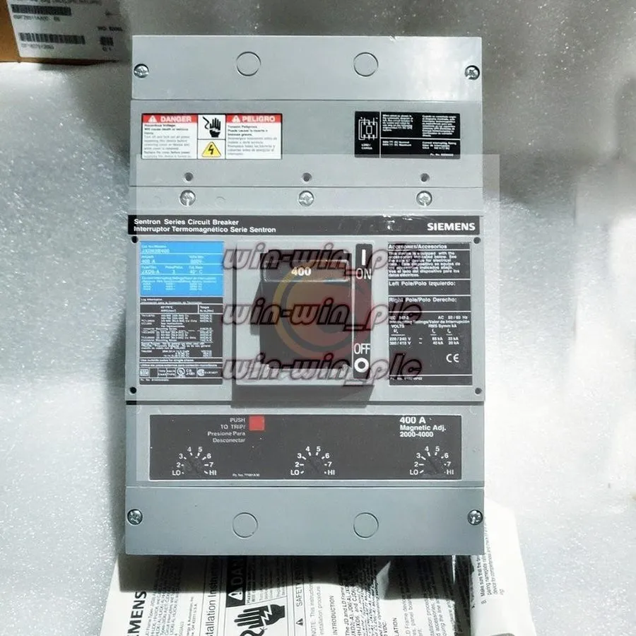 Автоматический выключатель Siemens 400 Amp Circuit Breaker Sentron JXD63B400 3 P