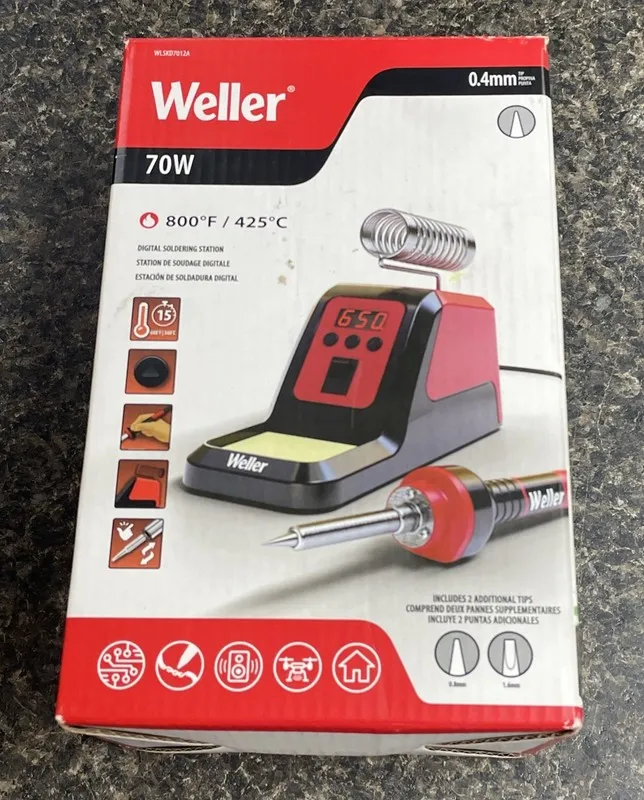 Паяльная станция Weller Digital Soldering Station with 70W Precision Iron 120V W