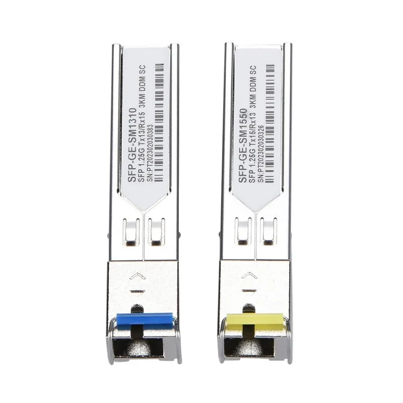 Трансивер 1Pair Fiber SC Connector 1000BASE BiDi 1310nm/1550nm 3km SFP Transceiv