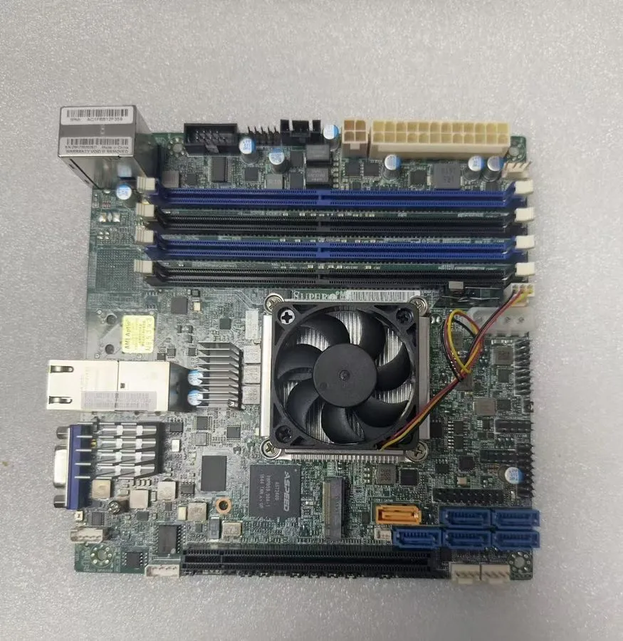 Материнская плата Supermicro X10SDV-4C-TLN2F ITX Motherboard XEON D1521 Dual 10G