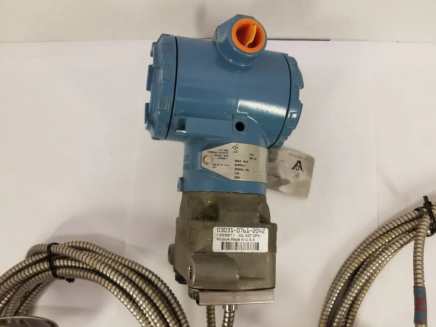 Датчик давления Rosemount 3051 CD4A22A1AB452 Pressure Transmitter w/ 2 Sensors ( — фото лота 3