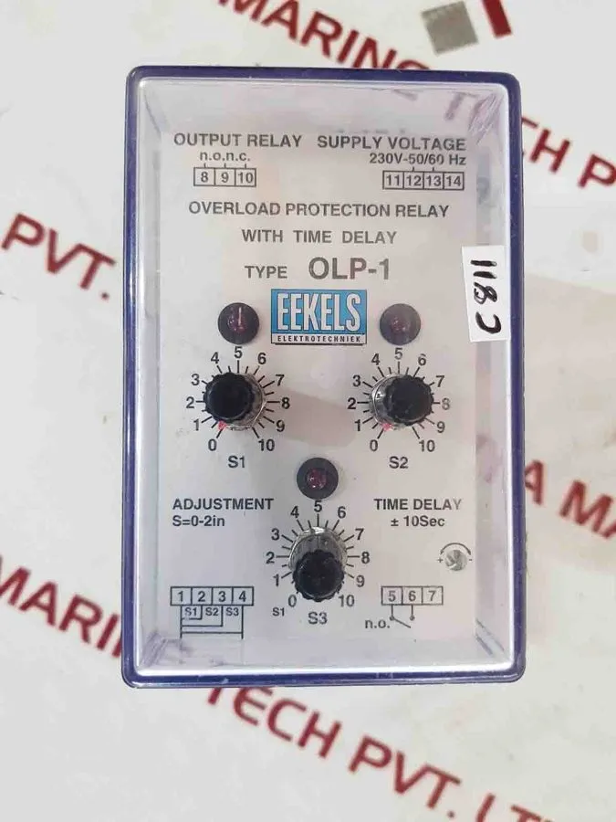 Реле защиты EEKELS OLP-1 Overload Protection Relay 230V-50/60HZ