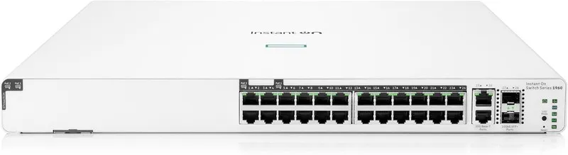 Коммутатор Aruba Instant On 1960 24-Port PoE Switch 370W 10G SFP+ Smart Managed 