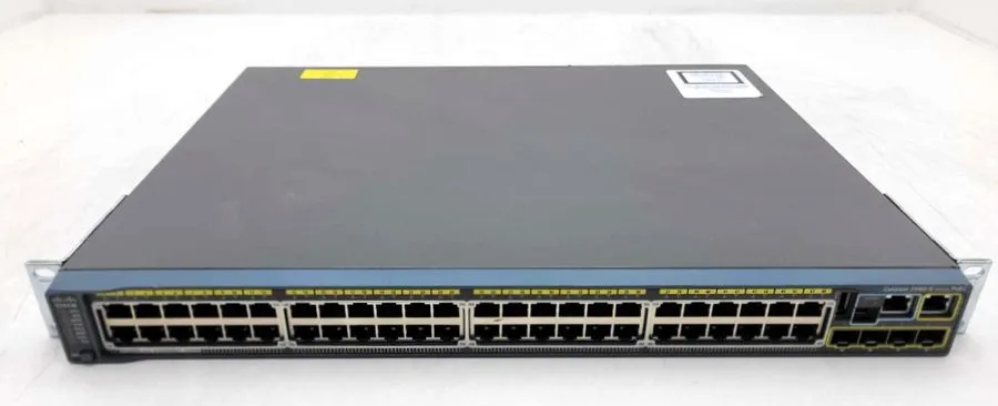 Коммутатор Cisco WS-C2960S-48LPS-L Network Switch P/N: V03 48-Port GbE