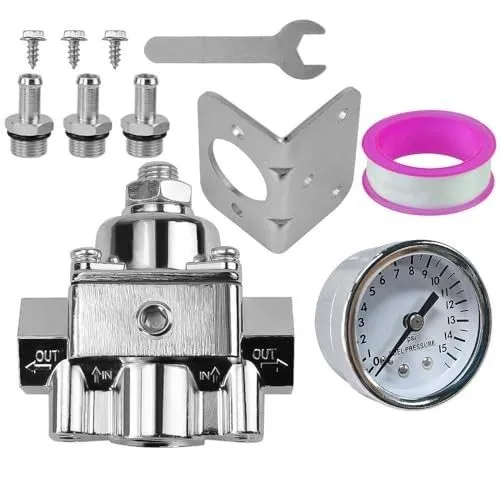 Трубопроводная арматура 12-804 Adjustable Low Fuel Pressure Regulator Kit 1-4 PS — фото лота 2