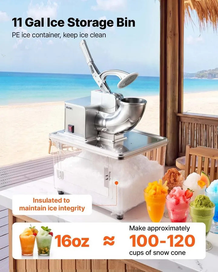 Оборудование для общепита Commercial Ice Crusher 661LBS/H, 350W Electric Snow Co — фото лота 2