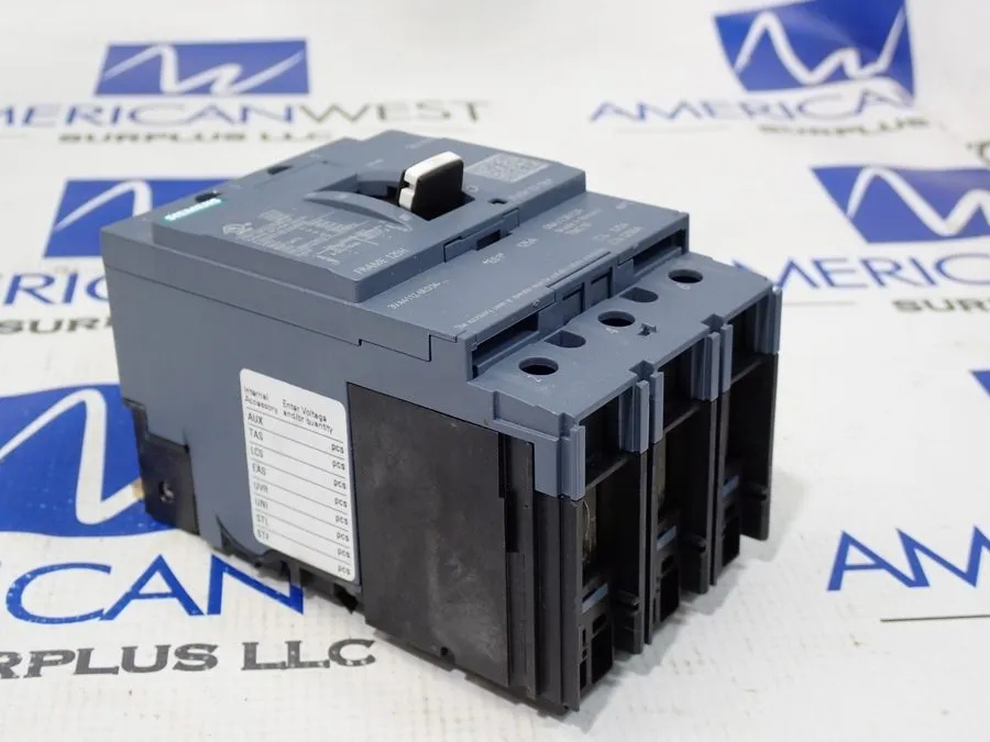 Автоматический выключатель 3VA4112-6ED34-0AA0 SIEMENS CIRCUIT BREAKER 3 POLE 125