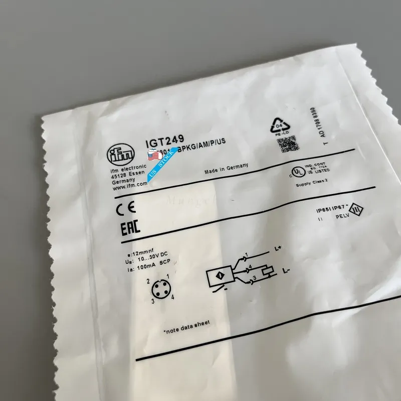 Датчик приближения для IFM IGT249 IGK3012-BPKG/AM/P/US Inductive Proximity Senso