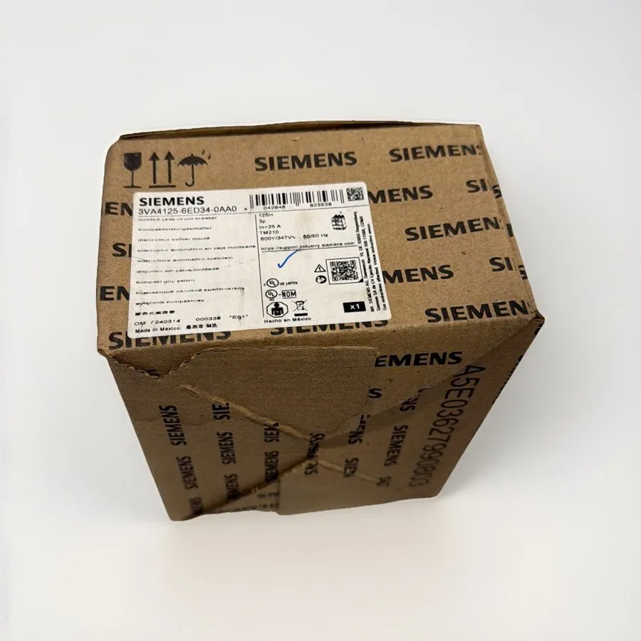 Автоматический выключатель Siemens 3VA4125-6ED34-0AA0 3VA4 Circuit Breaker 125A 
