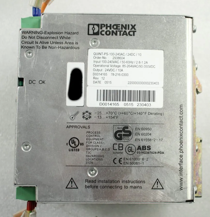 Блок питания Phoenix Contact QUINT-PS-100-240AC/24DC/10 2938604 Power Supply