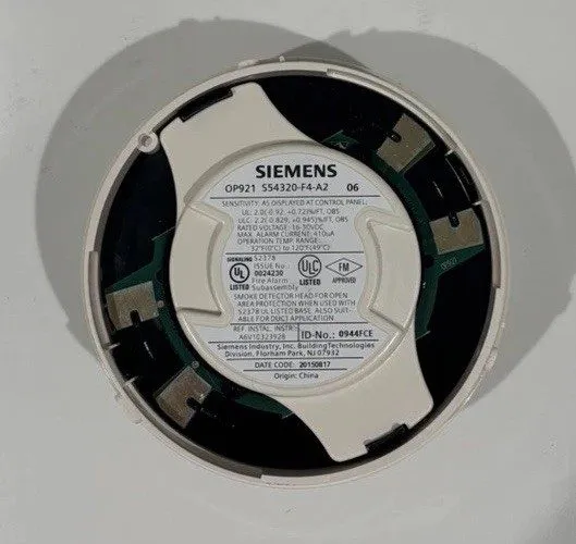 Оборудование пожарной сигнализации Siemens Fire Alarm Photoelectric Addressable  — фото лота 1