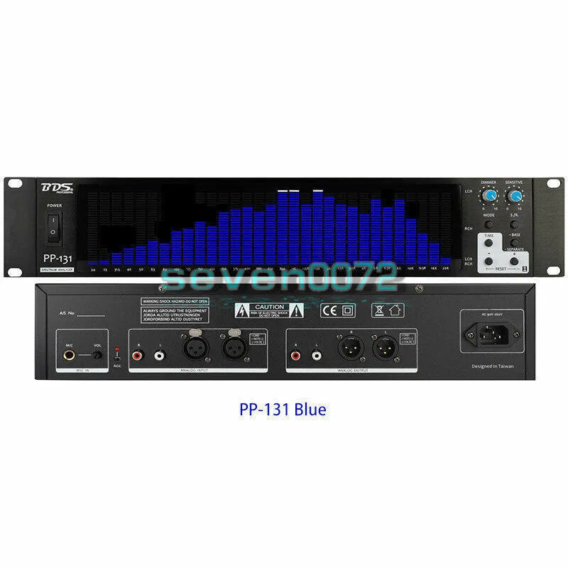 Анализатор спектра Audio Spectrum Analyzer Digital Display Music Indicator VU Me