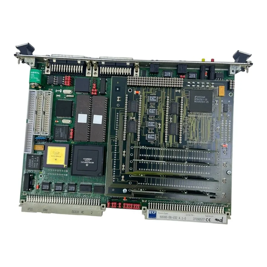 Промышленный компьютер EKF System CPU Card 68080-08-U32 4.1-0 VME Bus Industrial — фото лота 1