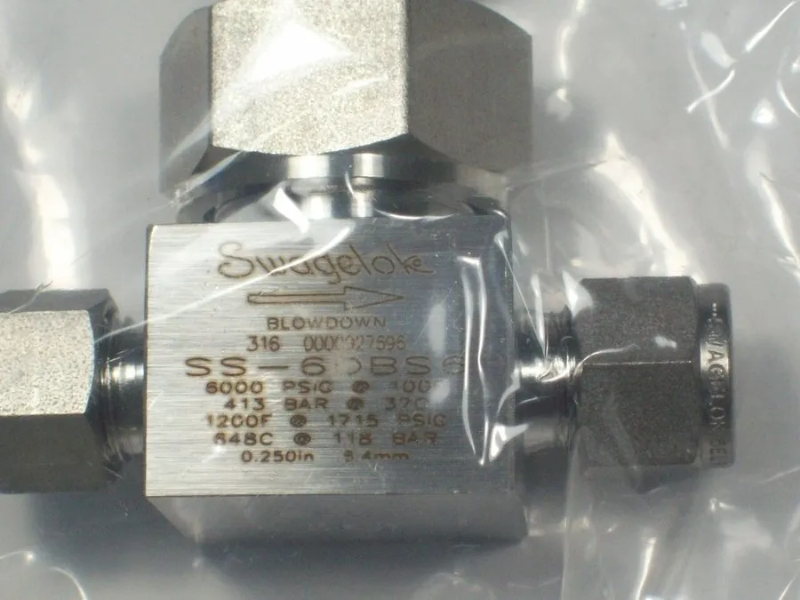 Клапан Swagelok 316 Severe Service Union Bonnet Needle Valve 3/8 in SS-6NBS6-BKP