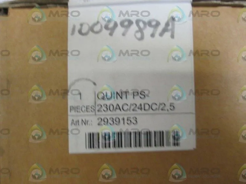 Блок питания Phoenix Contact QUINT PS-230AC/24DC/2,5 Power Supply 2939153 24V DC