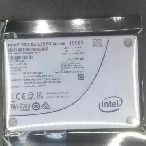 SSD-накопитель Intel DC S3520 150GB Enterprise SSD 2.5" SATA Solid State Drive S