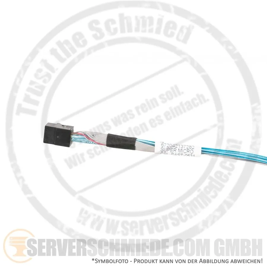 Кабель Supermicro SAS 80cm 2x SFF-8643 SAS 12G CBL-SAST-0531