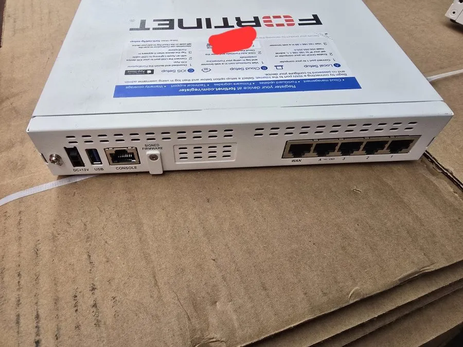 Межсетевой экран Fortinet FortiGate FG-50G Network Security/Firewall Appliance F — фото лота 2