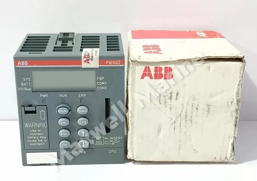 ПЛК ABB PM582 A1 1SAP140200R7100 AC500 PLC CPU Processor Module 512kB with Box