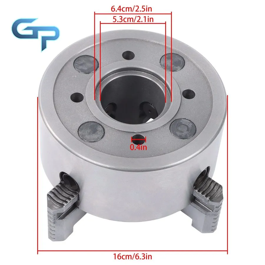 Режущий инструмент K72-160 4 Jaw Lathe Chuck 6.3 Inch Independent Reversible Jaw — фото лота 2