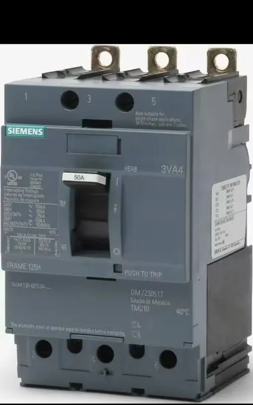 Автоматический выключатель Siemens 3va4150-5ed34-0aa0 50amp circuit breaker type — фото лота 1