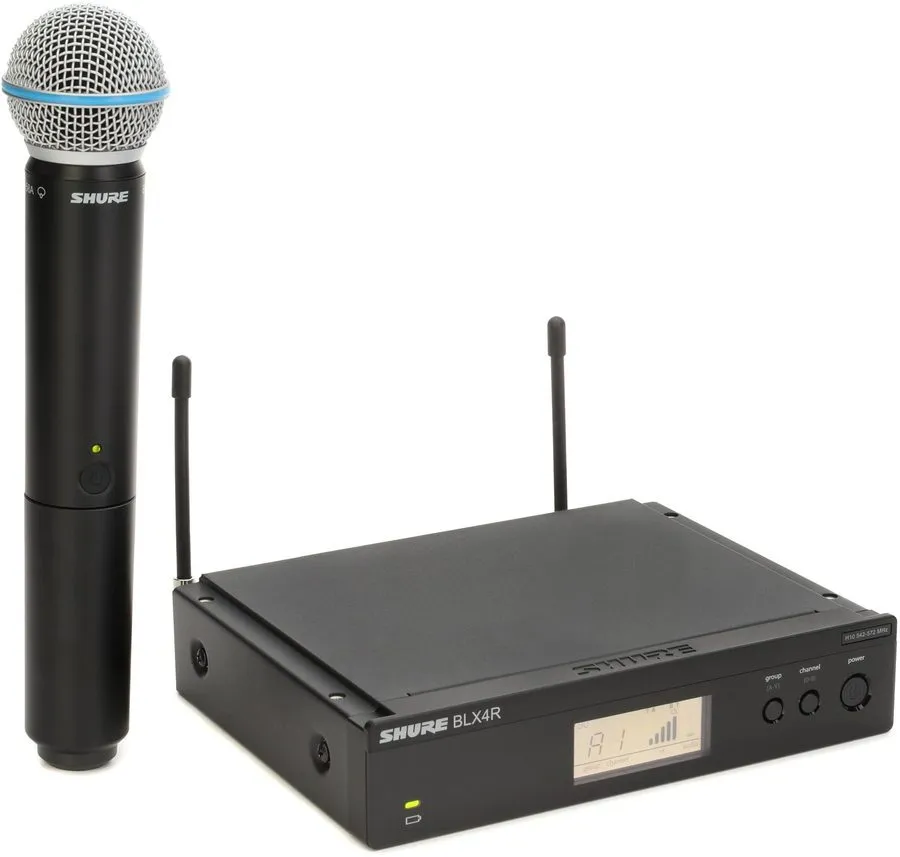 Радиосистема Shure BLX24R/B58 Rackmount Wireless Handheld Microphone System