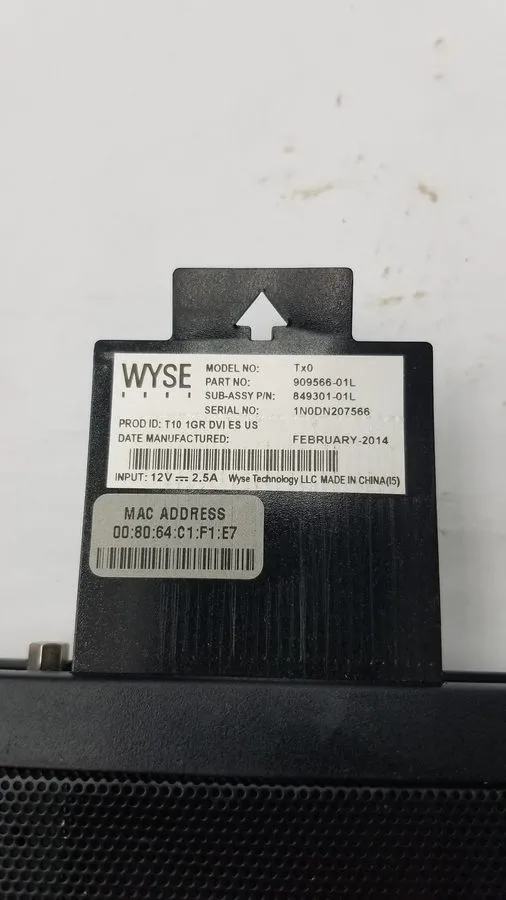 Тонкий клиент Dell Wyse Tx0 T10 1GR DVI Thin Client 909566-01L — фото лота 4