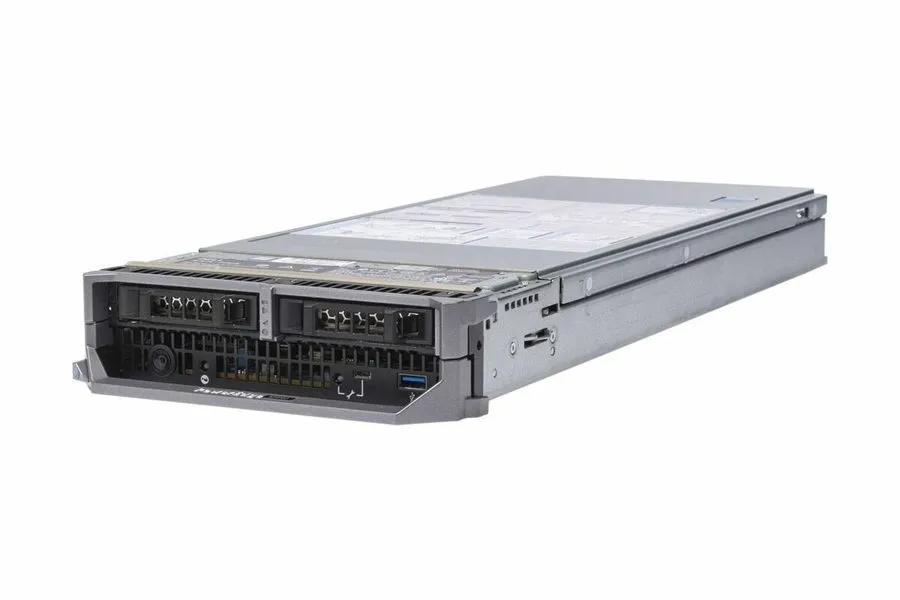 Сервер Dell PowerEdge M640 Blade Server 2x Gold 6132 14C 64GB 2x 600GB 10K SAS H