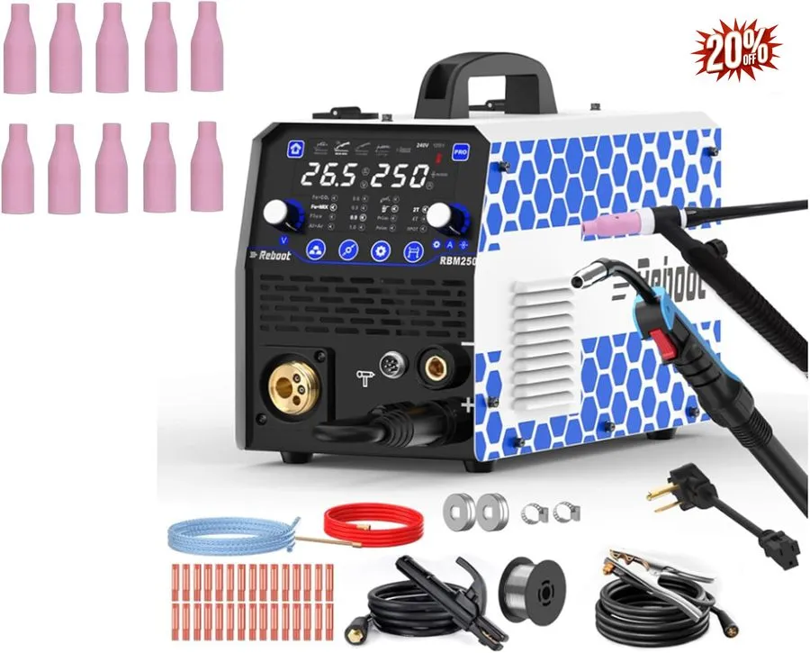Полиграфическое оборудование 250Amp MIG Welder TIG Torch Included 120V/240V 8-in