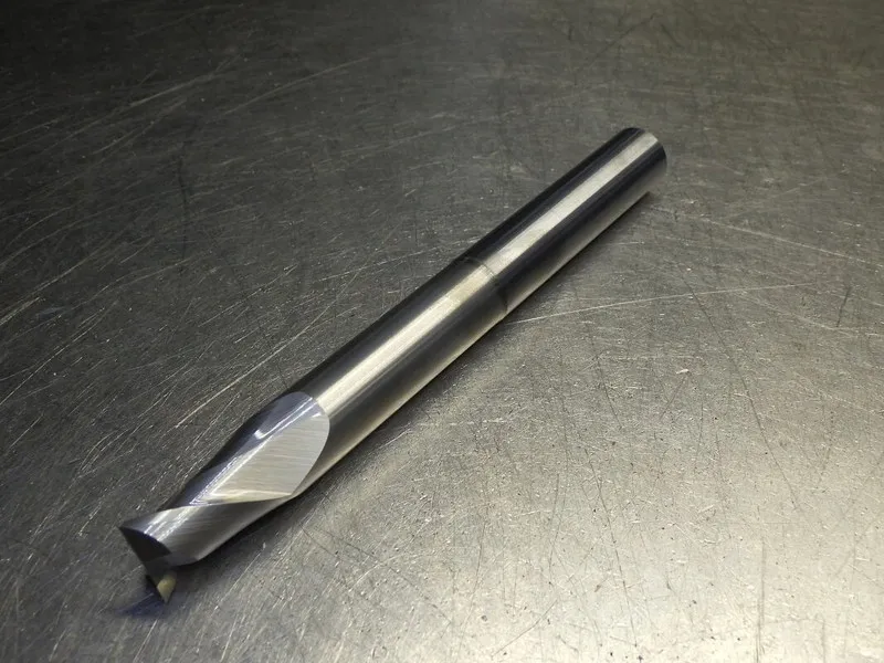 Режущий инструмент Kyocera / SGS 1/4" 6 Flute Carbide Cr Endmill 4" OAL .015 Rad