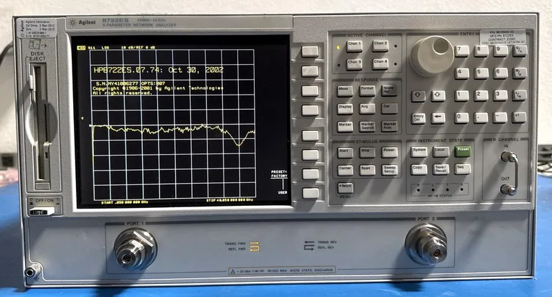 Анализатор цепей Agilent/Keysight 8722ES Opt. 012, Vector Network Analyzer, 50MH