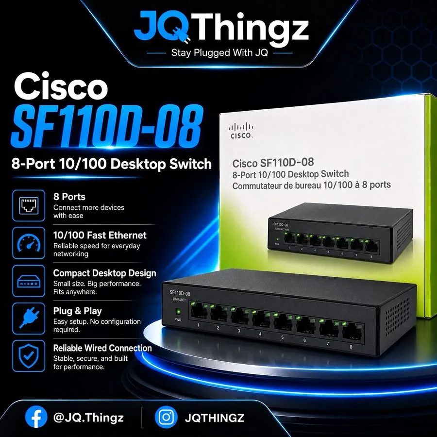 Коммутатор CISCO SF110D-08 8 Port 10 100 PoE Desktop Switch