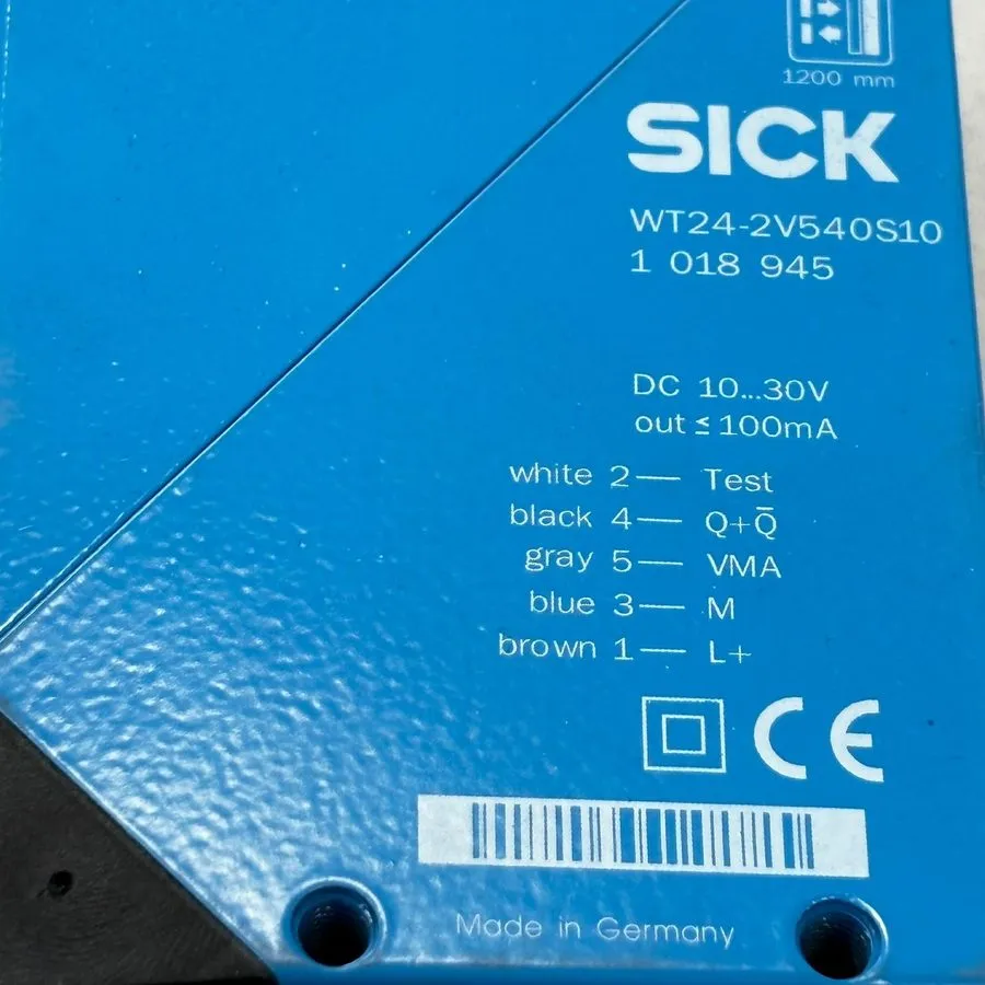 Фотоэлектрический датчик SICK WT24-2V540S10 Photoelectric Light Sensor DC 10...3 — фото лота 2