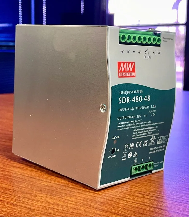 Блок питания Mean Well SDR-480-48 DIN Rail Power Supply 48V 10A 480W High Effici