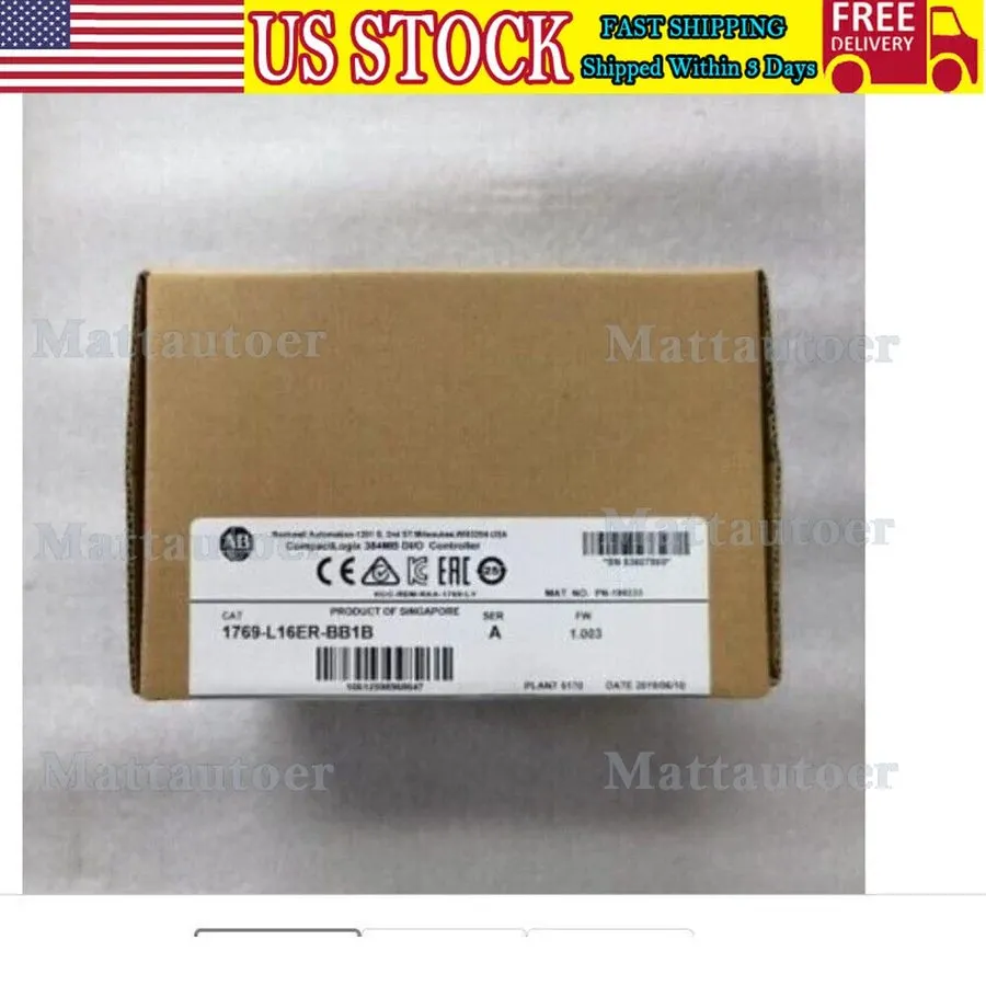 ПЛК AB 1769-L16ER-BB1B CompactLogix L16 384KB Controller Ethernet/IP