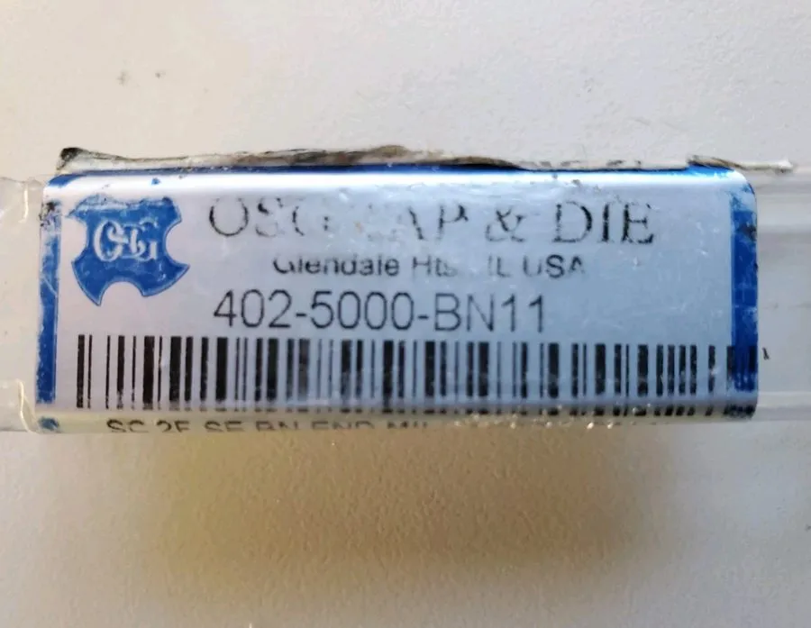 Режущий инструмент Osg 402-5000-Bn11 End Mill, Carbide, Tialn, 1/2, 2 Fl, Ball E