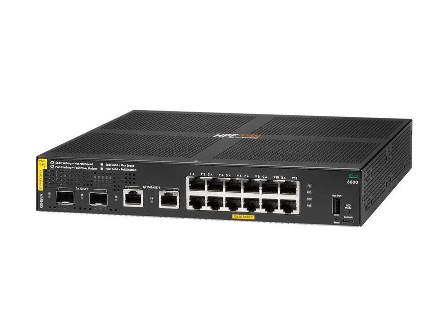 Коммутатор Aruba 6000-12G-Class4PoE Switch
