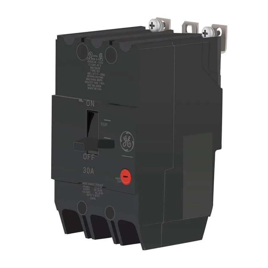 Автоматический выключатель GE TEY330 30A 3-Pole 480V Type TEY Circuit Breaker HA