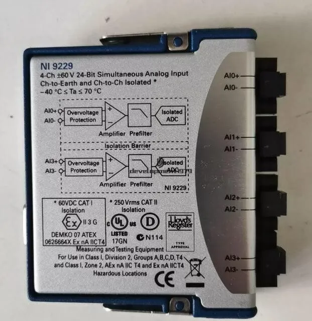 Модуль ввода-вывода National Instruments NI 9229 Analog Input Module NI-9229 779
