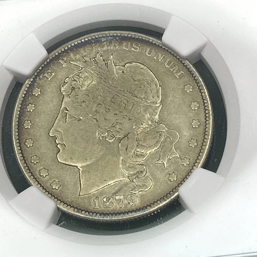 Лабораторный прибор SASA 1879 Metric Dollar Silver Pattern Ngc Pf20 J-1626 — фото лота 2