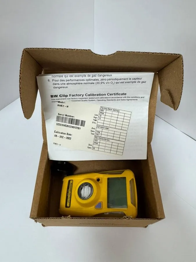 Газоанализатор Honeywell / BW Clip H2S / Portable Single Gas Detector / BWC2-H