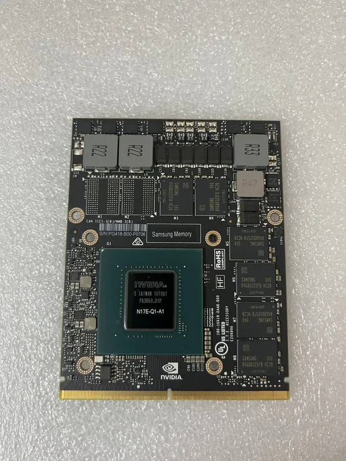 GPU-ускоритель DELL HP NVIDIA Quadro P3000 8GB N17E-Q1-A1 GDDR5 MXM Video Graphi