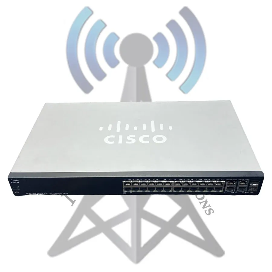 Коммутатор Cisco SF300-24PP-K9 24 Port PoE+ Managed Switch + RESET