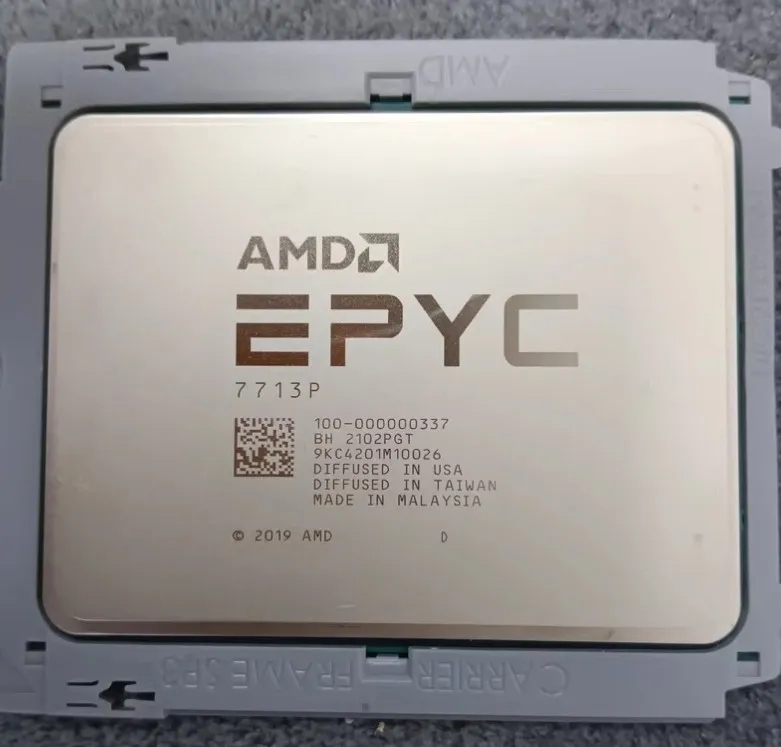 Процессор AMD EPYC 7713P CPU 64 Cores 128 Threads Up to 3.675GHz 225W SP3 Proces