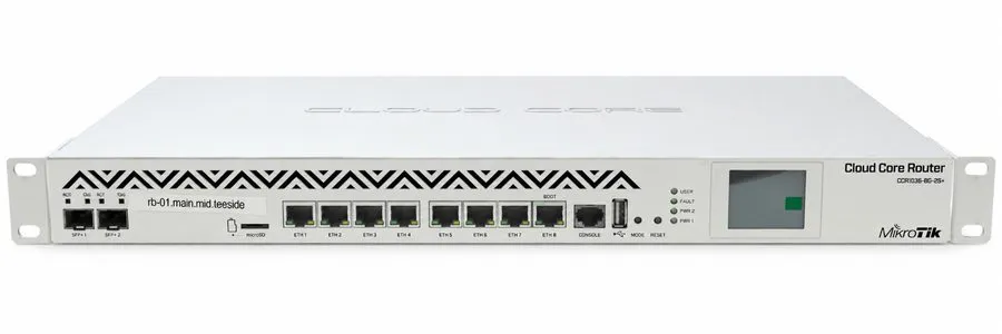 Маршрутизатор MikroTik CCR1036-8G-2S+EM 8 Port Gigabit Ethernet Router