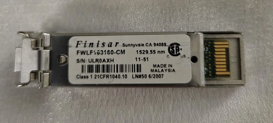 Трансивер Finisar FWLF1631R55-CM SFP 2.5GBASE 1533.47nm DWDM CH55 160km Transcei