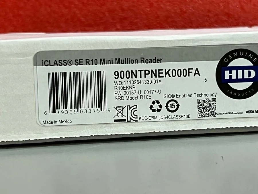 Оборудование видеонаблюдения HID 900NTPNEK000FA iCLASS SE R10 Mini Mullion er FA