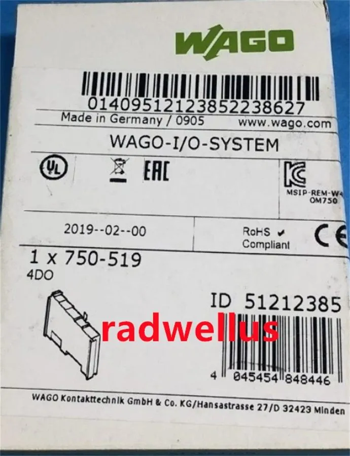 ПЛК WAGO 750-519 PLC Module