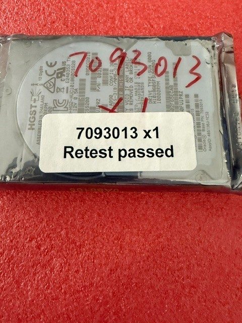 Жёсткий диск RETEST ORACLE Sun 7093013 600GB 2.5" 10K SAS-3 12Gb/s HDD Hit HUC10