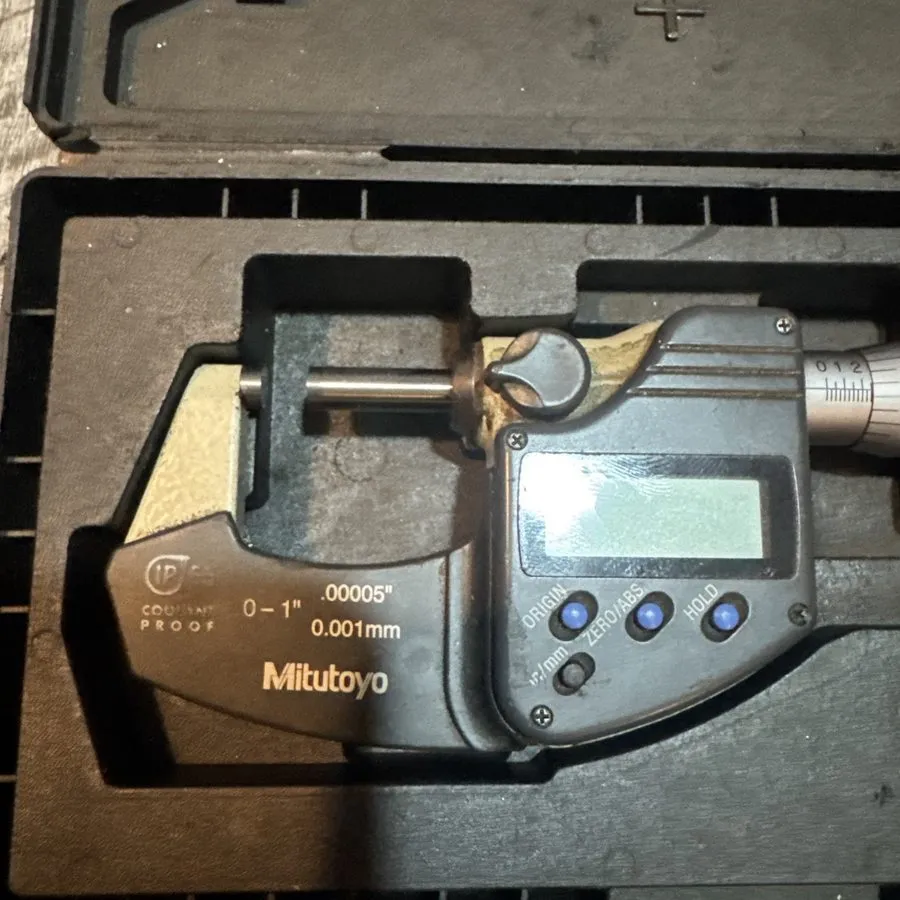 Микрометр Mitutoyo Digital Micrometer 293-348-30 IP65 Coolant Proof 0-1"
